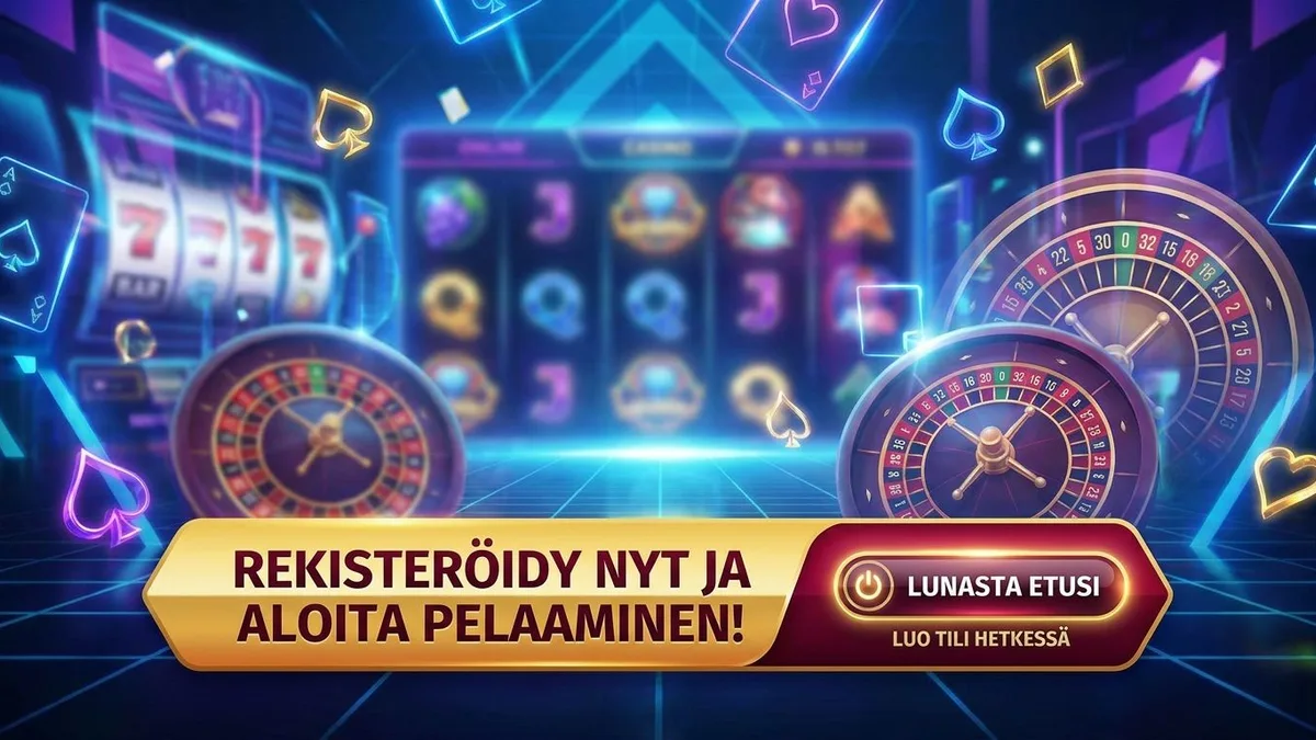 Rekisteröidy bonuksen kanssa